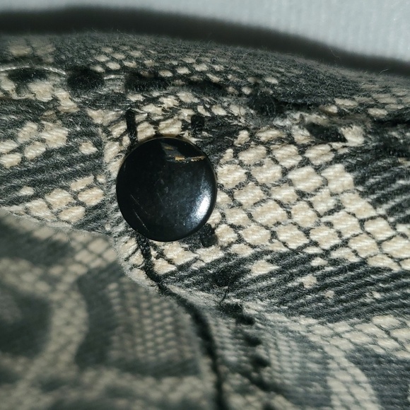 Dollhouse Snake skin Print Tan w/ Rhinestones Jeans - Picture 5 of 12